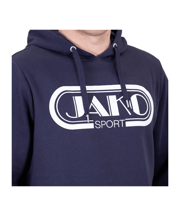 JAKO Retro Hoody Blau F900 - blau