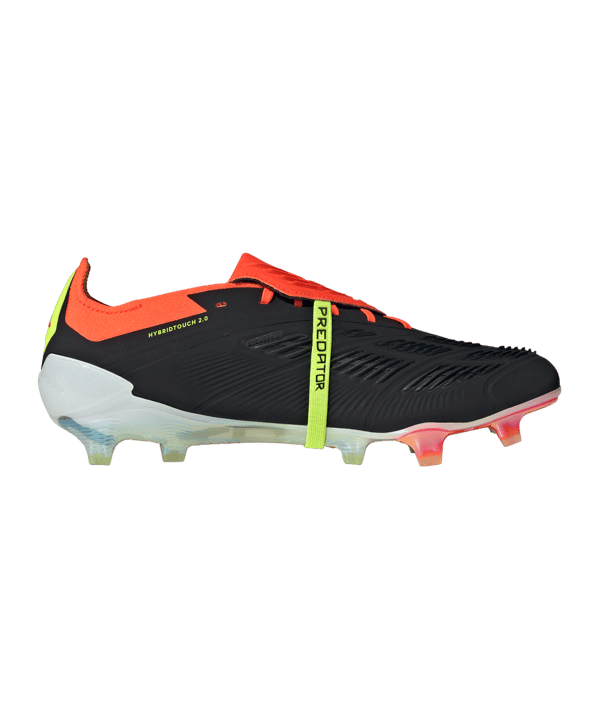 adidas Predator Elite FT FG Solar Energy Schwarz Weiss Rot - schwarz