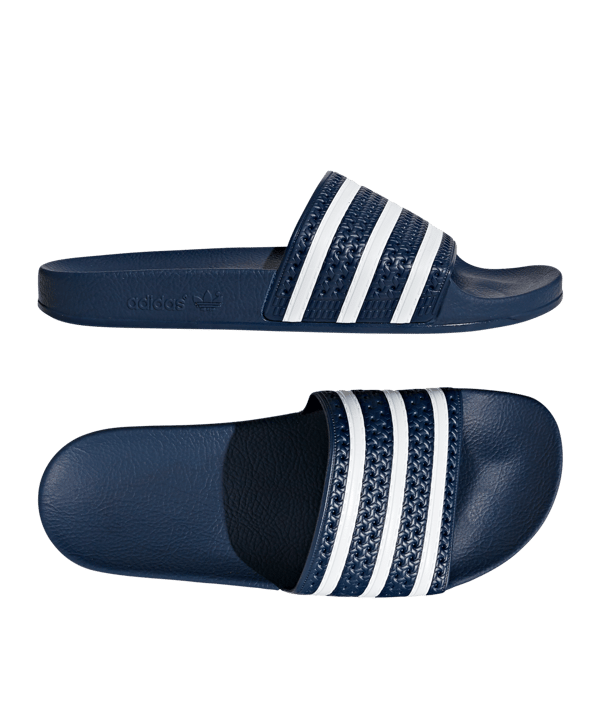 adidas Originals Adilette Blau Weiss - blau