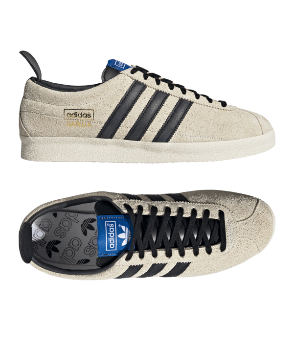 adidas Originals Gazelle Vintage Weiss Schwarz - weiss