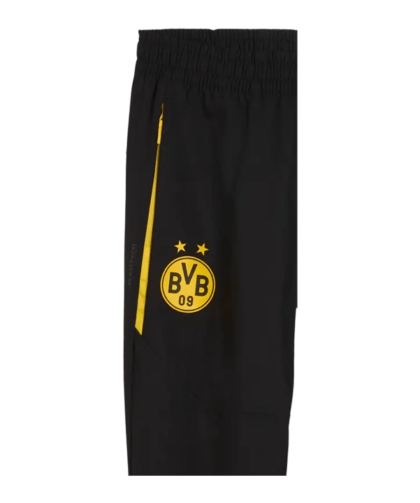 PUMA Borussia Dortmund PUMATECH Woven broek Zwart K07 - zwart