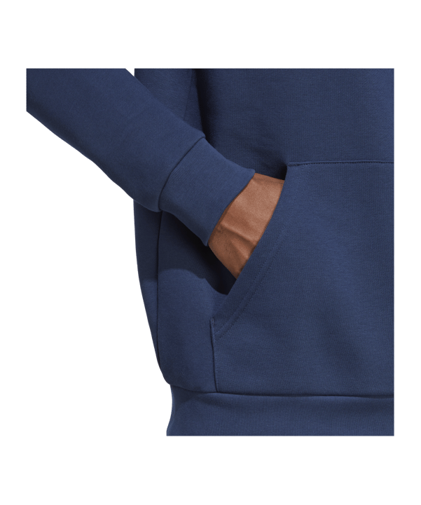 adidas Originals Trefoil Essentials Hoodie Blue - blau