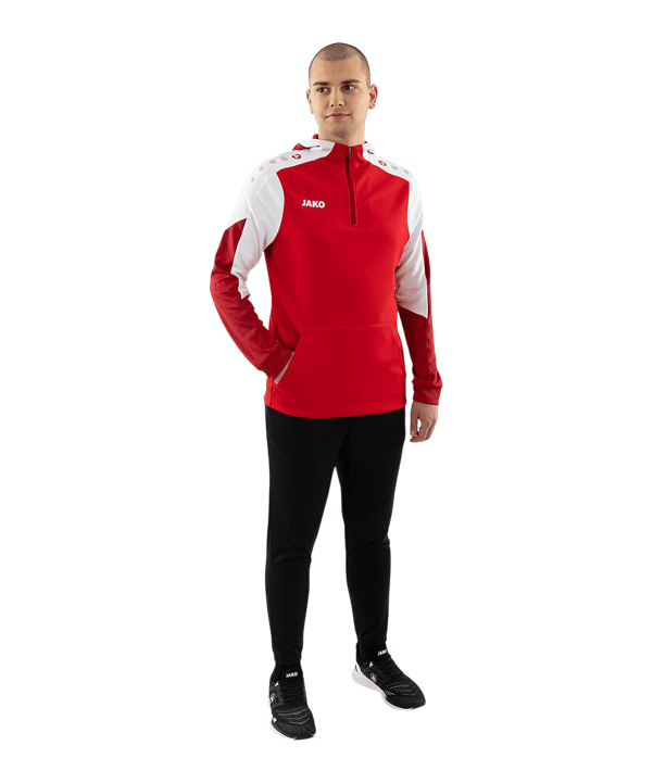 JAKO Dynamic Zip Kapuzenjacke Rot F114 - rot