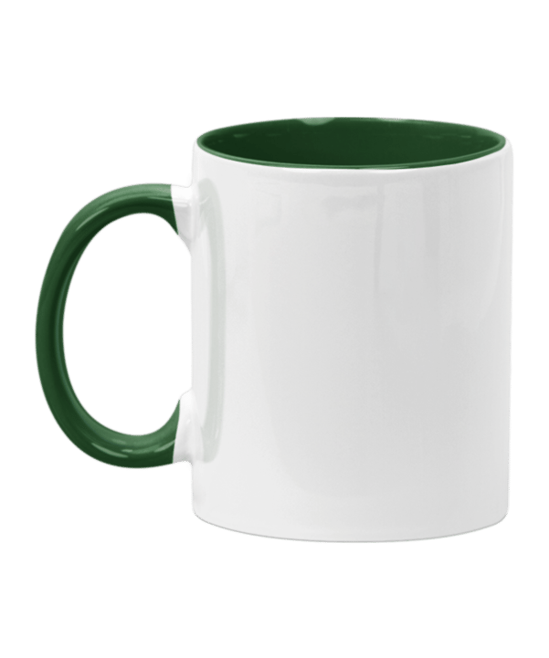 Merch Mug Two Tone 11oz Green - gruen