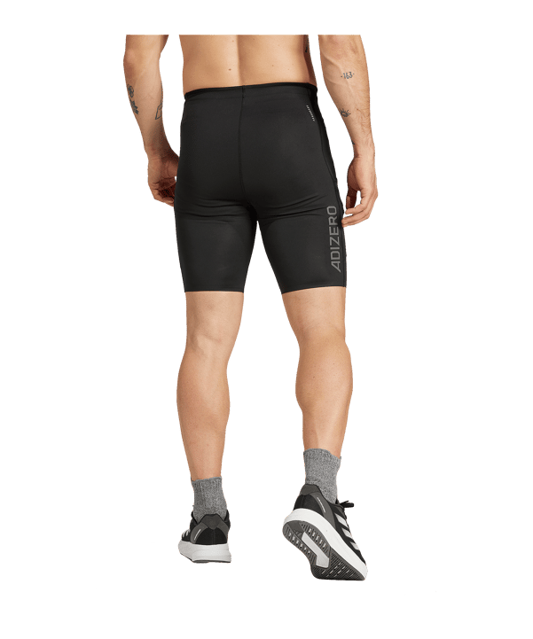 adidas Adizero Running Short Leggings Black - schwarz