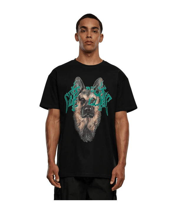 Mister Tee Gendarmerie Oversized T-Shirt Schwarz - schwarz