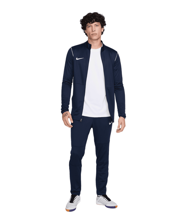 Nike Park 20 Trainingsjacke Blau Weiss F451 - blau