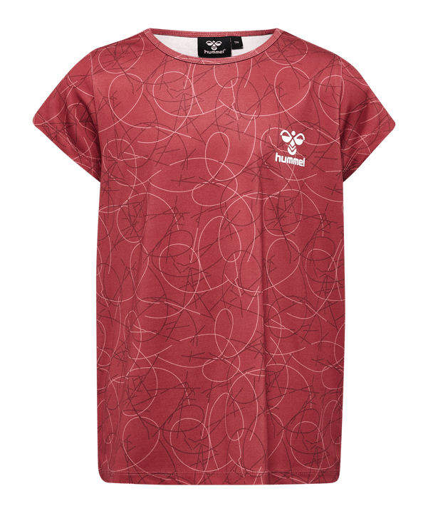 Hummel Nanna T-Shirt Kids Rot F4698 - rot