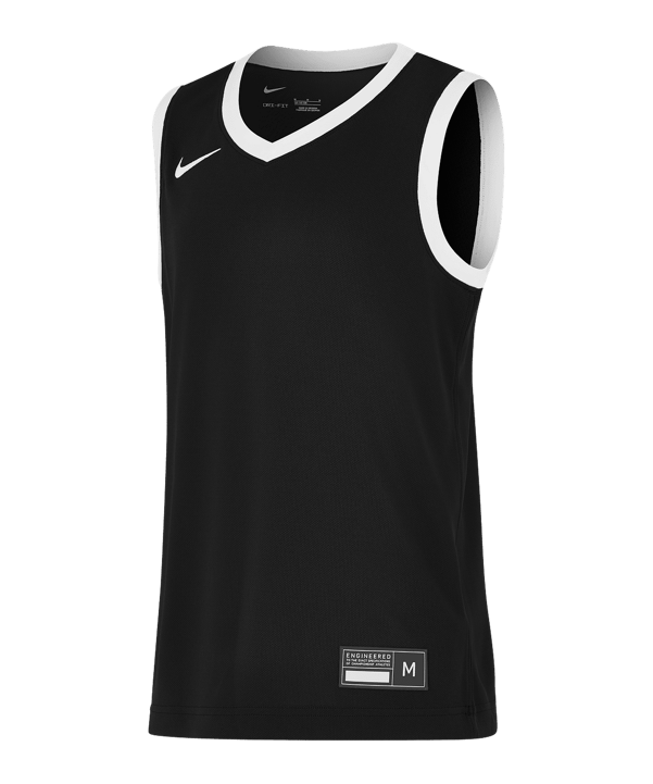 Nike Team25 Basketball Stock Trikot Kids Schwarz F010 - schwarz