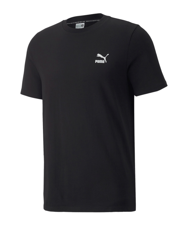 PUMA Classics Small Logo T-Shirt Schwarz F01 - schwarz