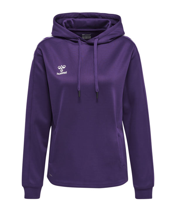 Hummel hmlCORE XK Poly Hoody Damen Lila F3332 - lila