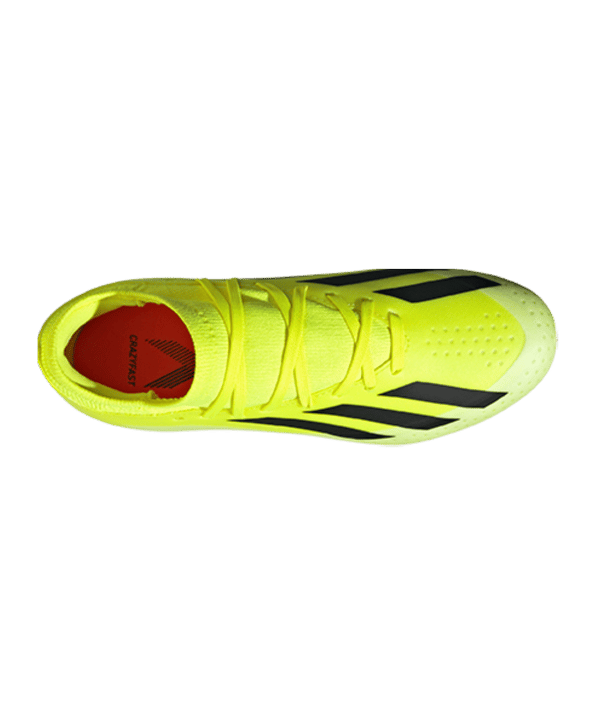 adidas X Crazyfast League FG Solar Energy  enfants jaune noir blanc - jaune