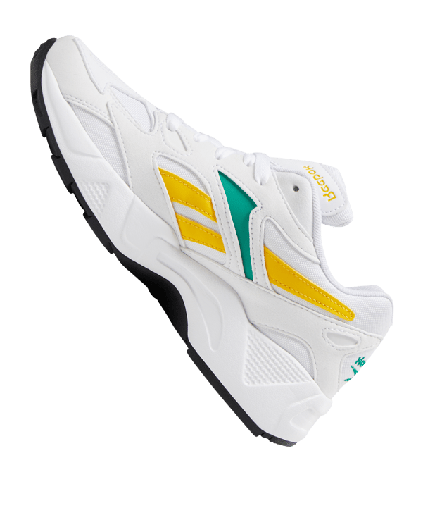 Reebok Aztrek 96 Sneaker Damen Weiss Blau - weiss