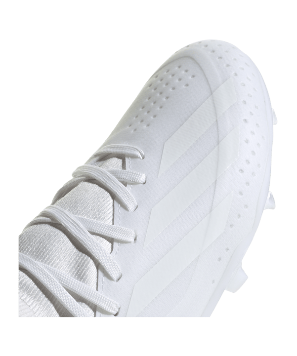 adidas X Crazyfast.3 FG Pearlized Kids Weiss - weiss