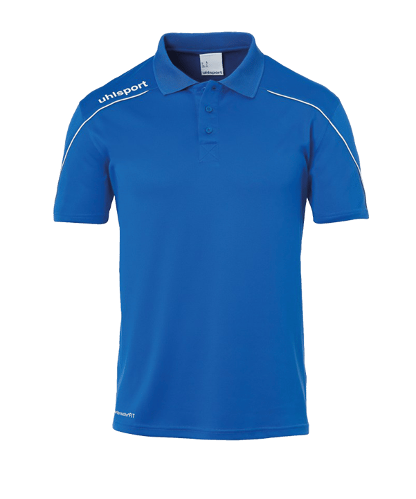 uhlsport Stream 22 Poloshirt Blau Weiss F03 - blau