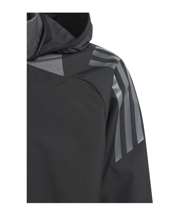adidas Tiro 24 Competition Jas Voor Alle Weersomstandigheden Kids Zwart - zwart