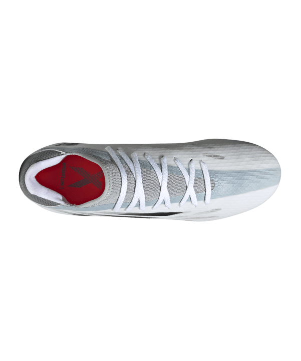 adidas X SPEEDFLOW.3 FG White Spark Weiss Grau Rot - weiss