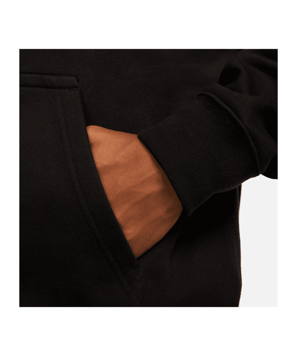 Nike Solo Swoosh Kapuzenjacke Schwarz F010 - schwarz