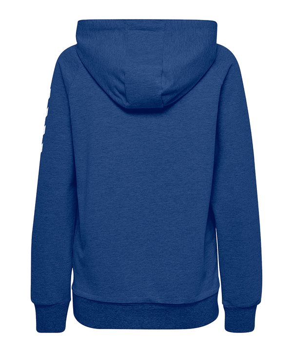 Hummel Cotton Kapuzenjacke Damen Blau F7045 - blau