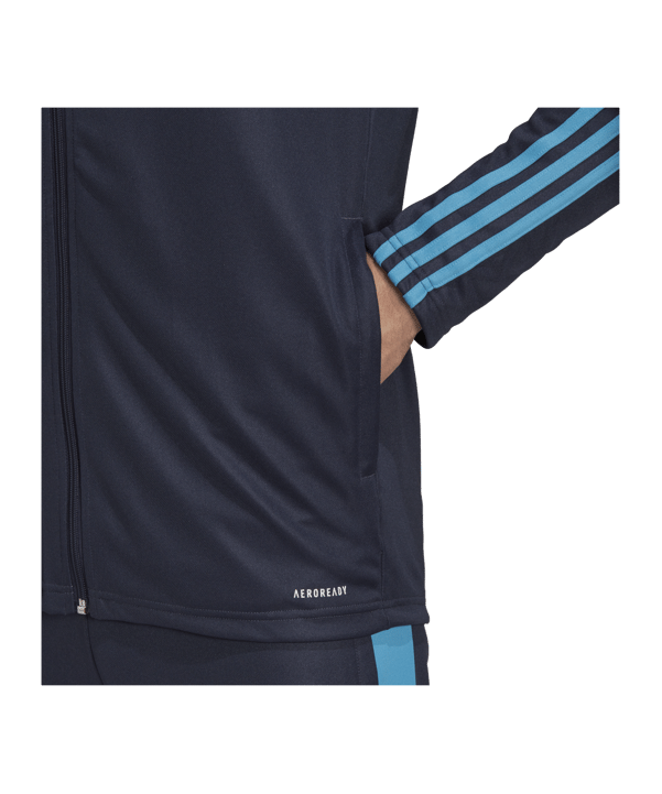 adidas Tiro Essentials Trainingsjacke Blau - blau