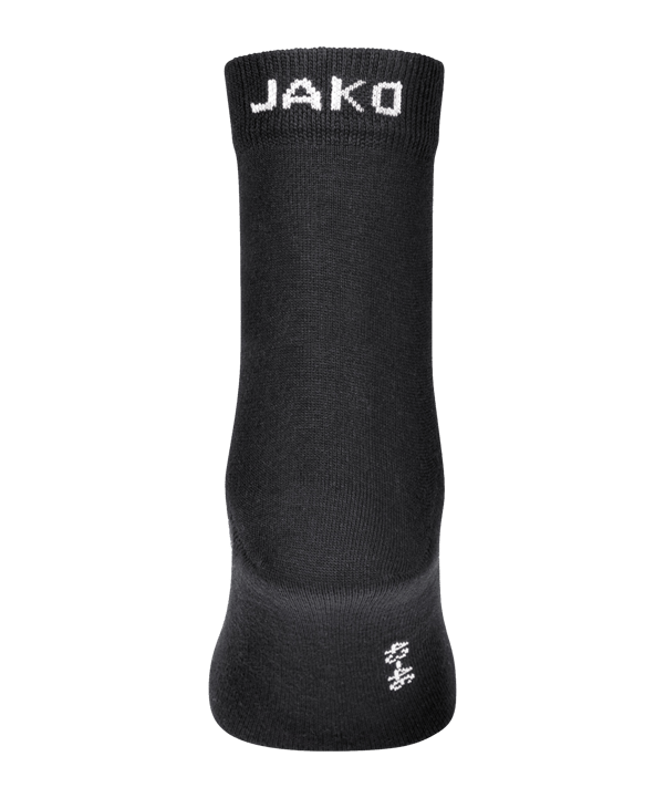 JAKO Freizeitsocken kurz 3er Pack Schwarz F08 - schwarz