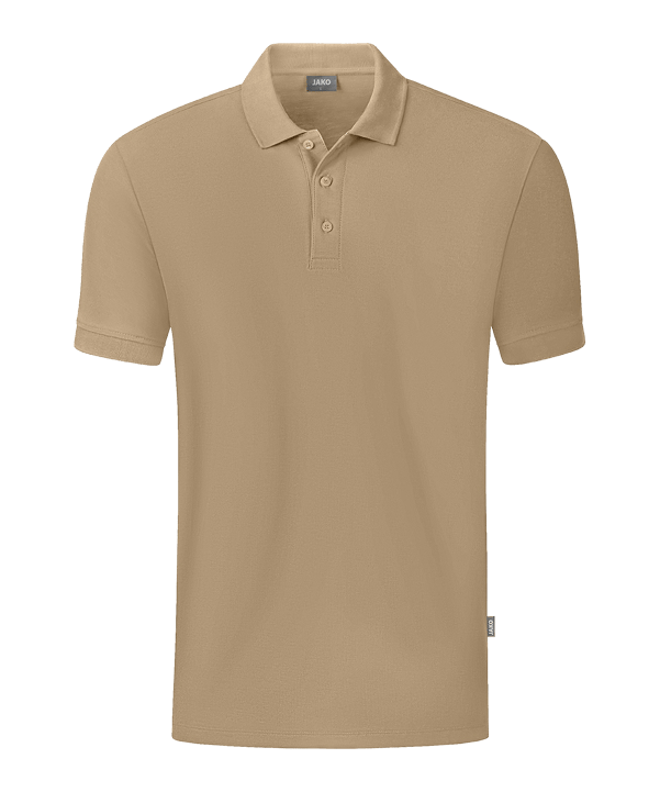 JAKO Organic Polo Shirt Kids Beige F380 - braun