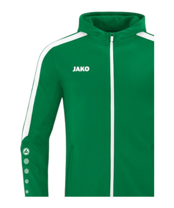 JAKO Polyester Power Kapuze Trainingsanzug Kids Grün F200 - gruen