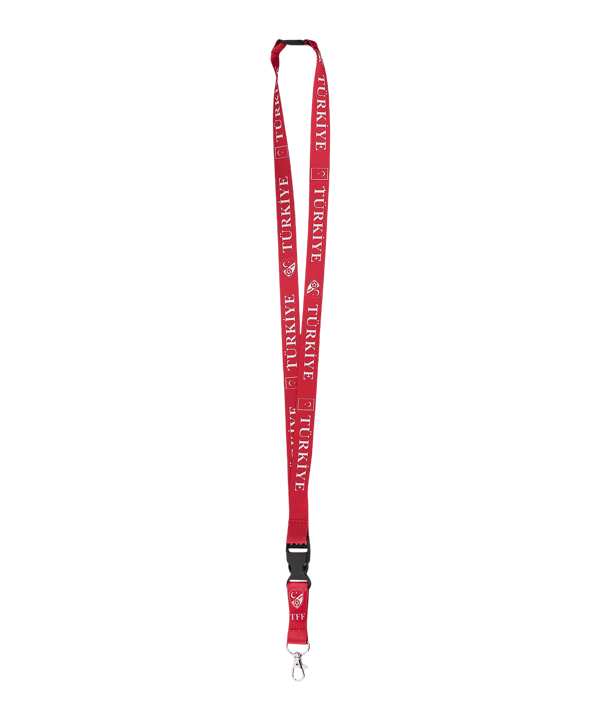 TFF Türkei Lanyard Rot - rot