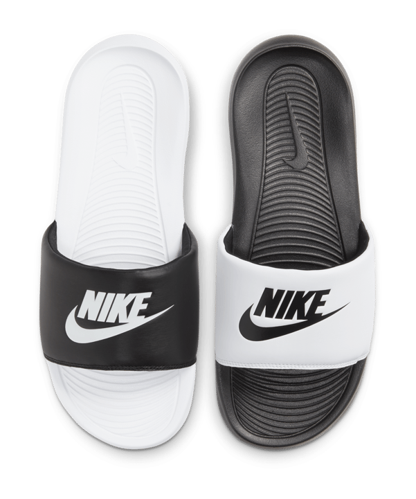 Nike Victori One Badelatsche Weiss Schwarz F100 - weiss