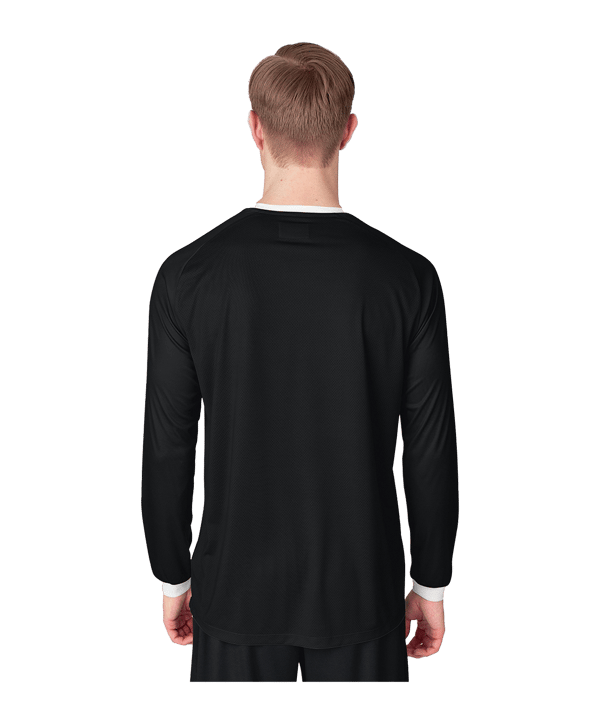 JAKO Inter Trikot Langarm Schwarz Weiss F814 - schwarz