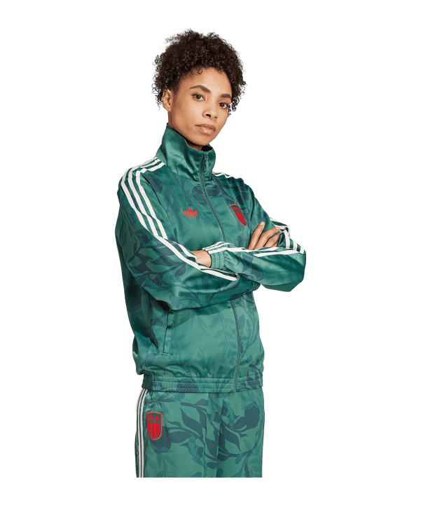 adidas Italy Track Sweatshirt Damen Grün - gruen