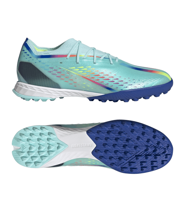 adidas X Speedportal.1 TF Al Rihla Türkis Blau - blau