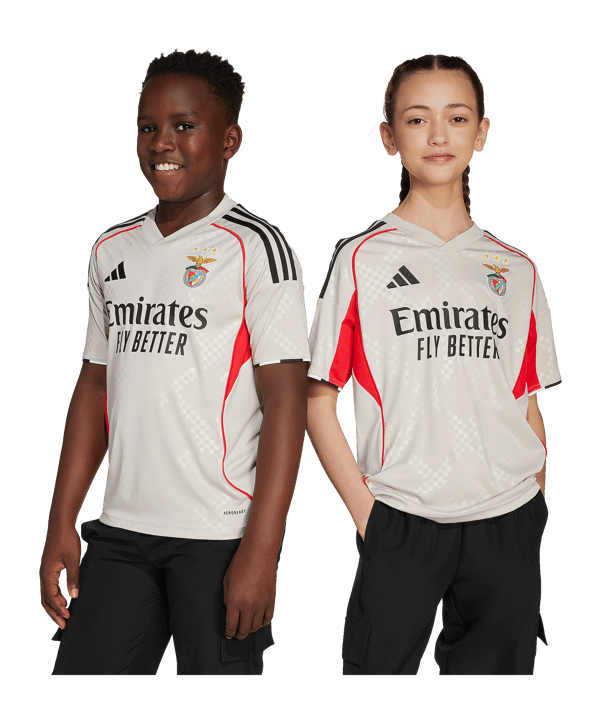 adidas Benfica Lissabon Trikot Away 2025/2026 Kids Beige - beige