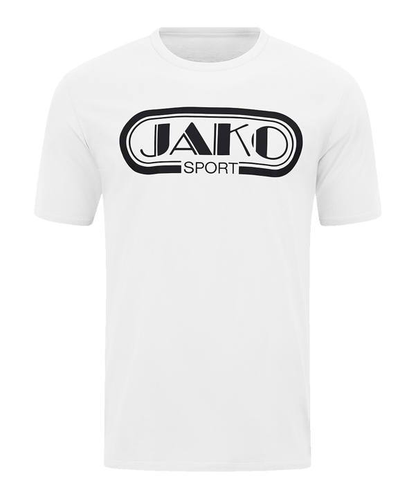 JAKO Retro T-Shirt Weiss F000 - weiss