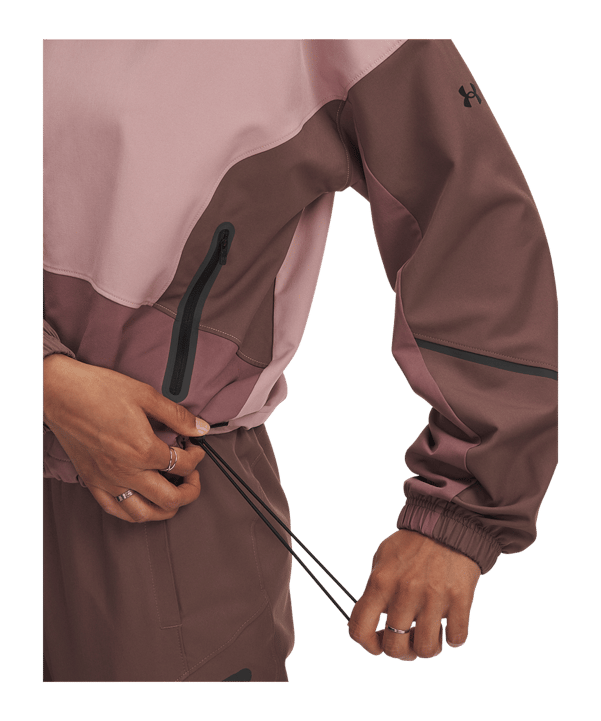Under Armour Unstoppable Kapuzenjacke Damen Rosa F673 - rosa