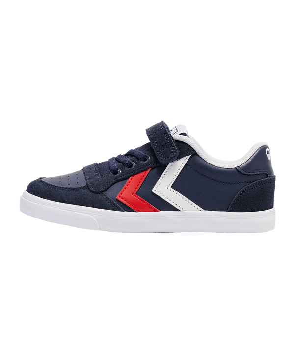 Hummel Slimmer Stadil Leather Low Kids Grau F7666