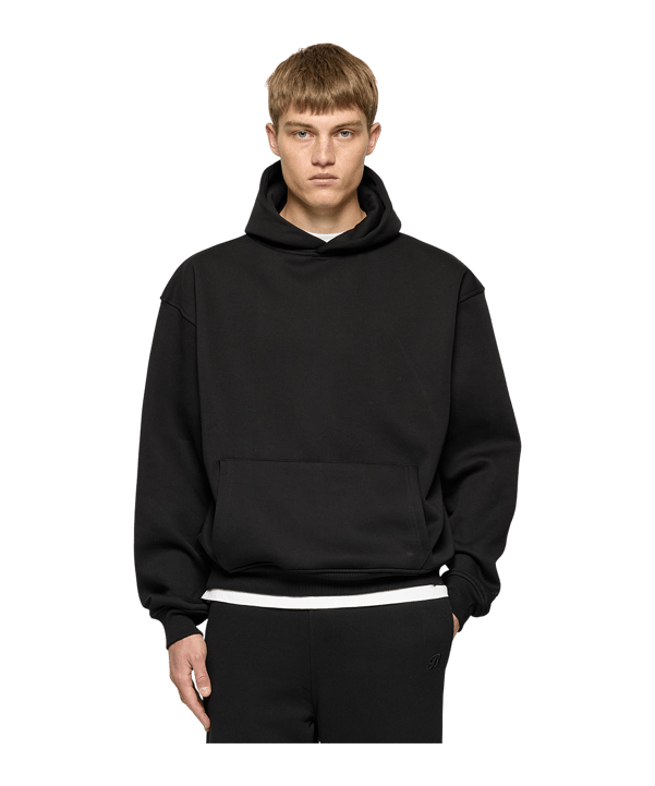 Burocs Basic Hoody Schwarz - schwarz