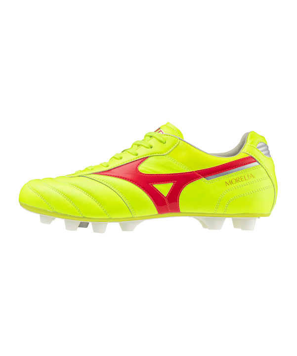 Mizuno Morelia II Elite FG Dyna Gelb Rot Silber F45 - gelb