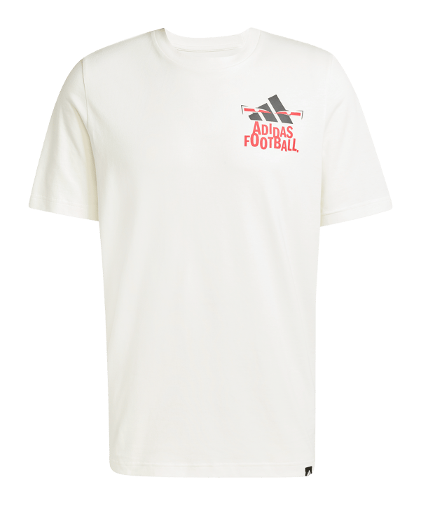 adidas Football Graphic T-Shirt Weiss - weiss