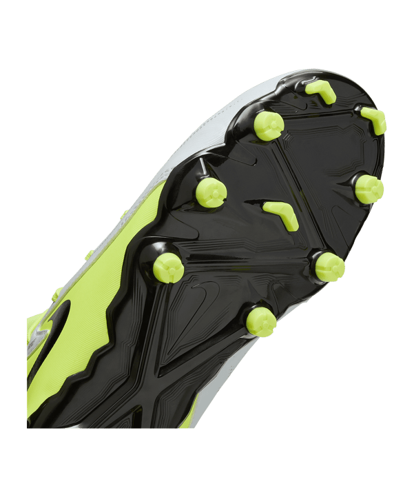Nike Jr Phantom Luna II Academy FG/MG Mad Voltage Silber Schwarz F003 - silber