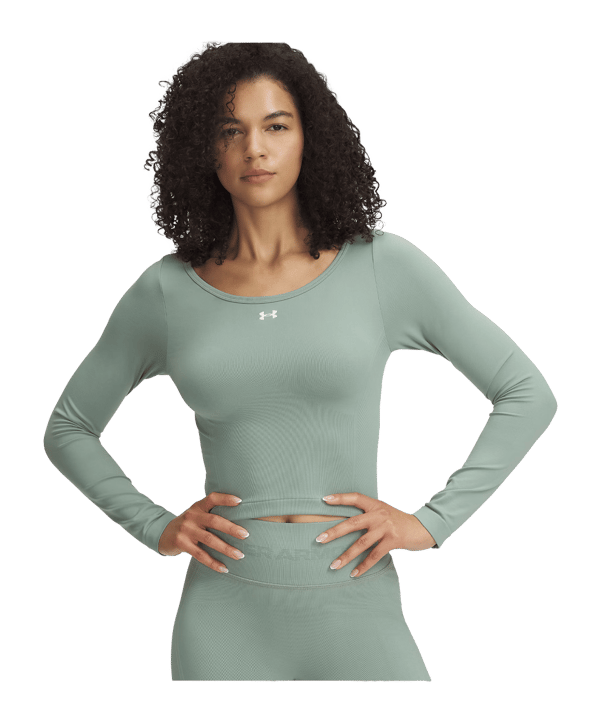 Under Armour Vanish Seamless T-Shirt Damen Grün F348 - gruen
