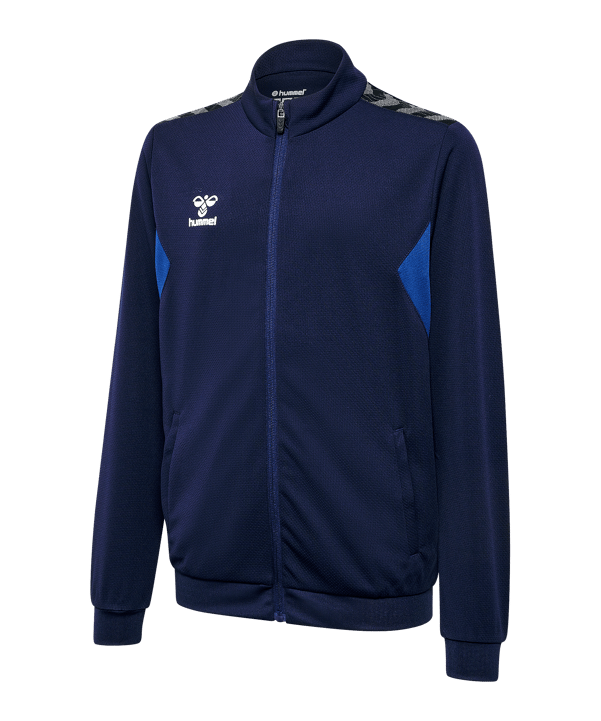 Hummel Authentic Pl veste d'entrainement  enfants bleu F7026 - bleu