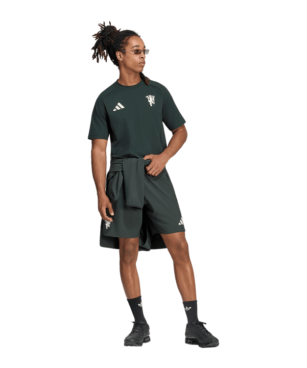 adidas Manchester United Tiro Travel T-shirt Verde - verde