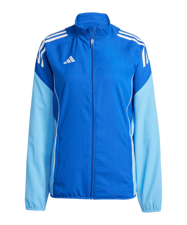 adidas Tiro 25 Competition Präsentationsjacke Damen Blau - blau