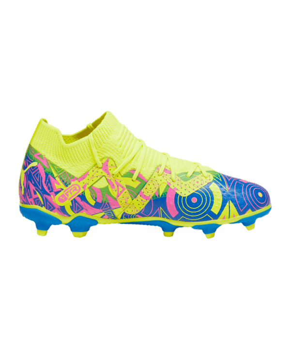 PUMA FUTURE Match FG/AG Energy Jr Kids Blau Gelb Pink F01 - blau