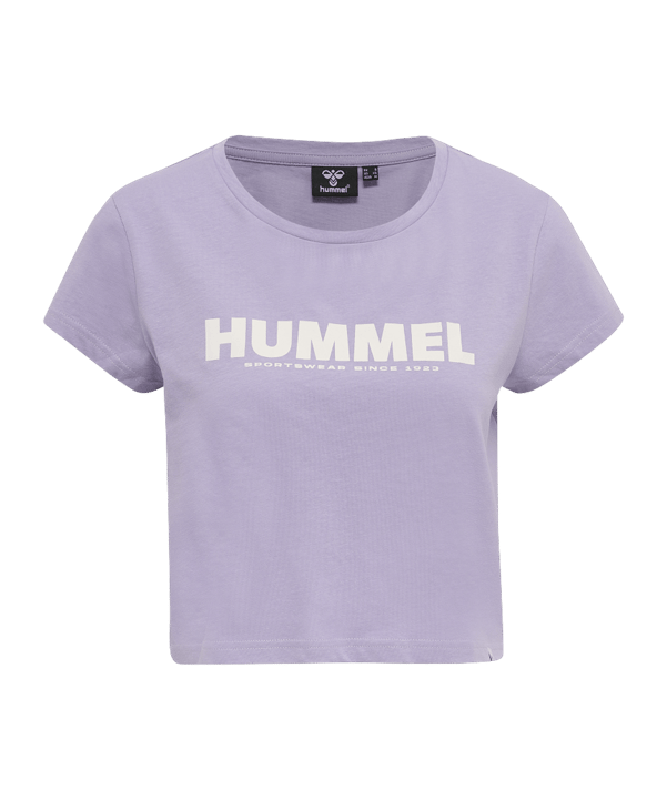 Hummel hmlLEGACY Cropped T-Shirt Damen Lila F3306 - lila