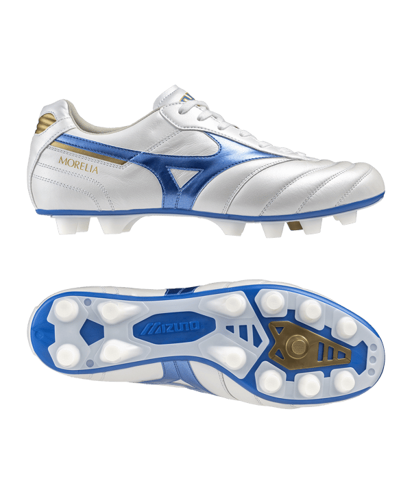 Mizuno Morelia II Elite FG Mugen Weiss Blau F25 - weiss