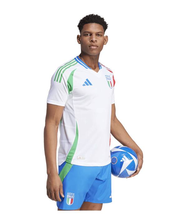 adidas Italien Auth. Trikot Away EM 2024 Weiss - weiss