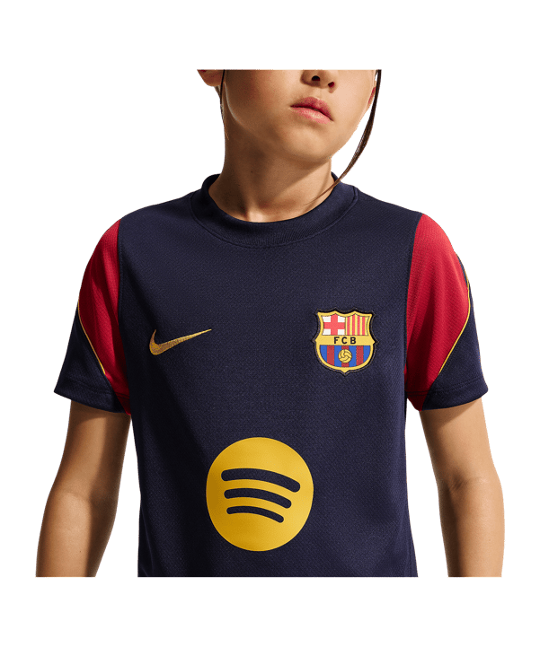 Nike FC Barcelona Strike Maglietta da Allenamento Kids Blu C401 - blu