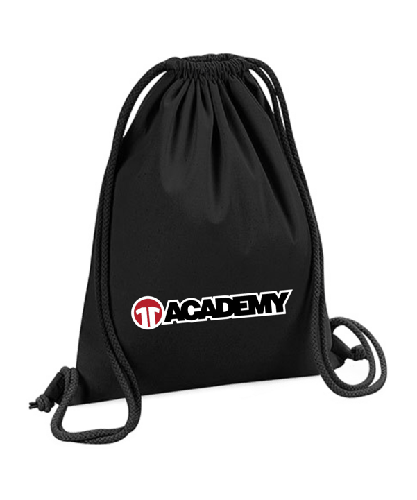 11ts Academy Gymbag Lettering Schwarz - schwarz